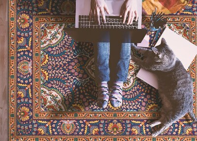 Vnútorné vinylový koberec ľudový štýl