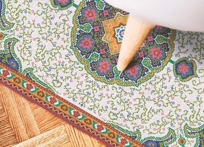 Módne vinylový koberec turkish chic