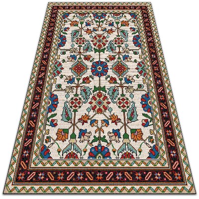 Módne vinylový koberec kvetinárstvo mozaika
