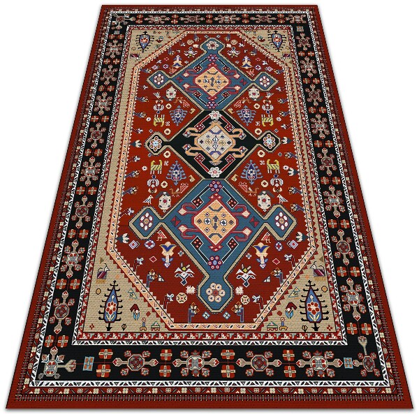 Vinylový koberec pre domácnosť perzská textúry