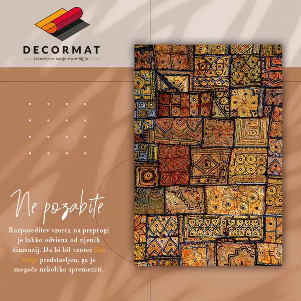 Vinylový koberec pre domácnosť turkish mozaika