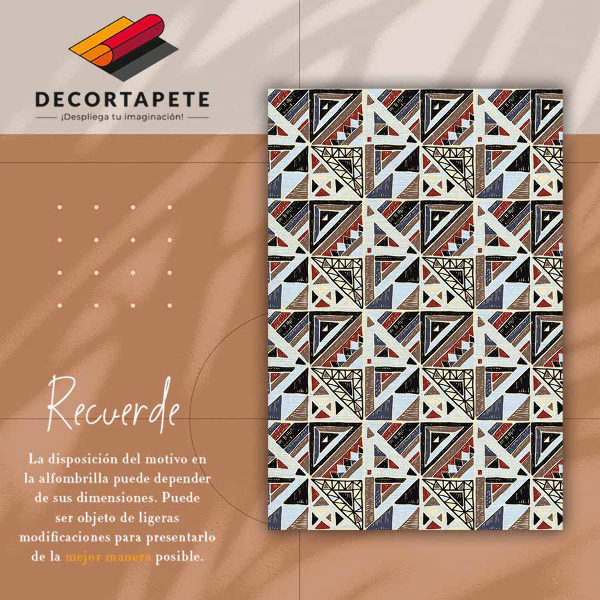 Módne vinylový koberec geometrický mozaika