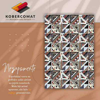 Módne vinylový koberec geometrický mozaika