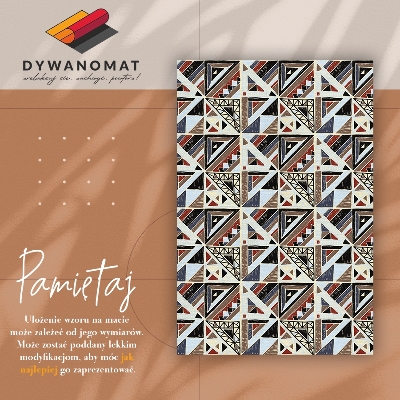 Módne vinylový koberec geometrický mozaika