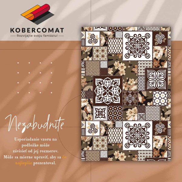 Vnútorné vinylový koberec indický štýl