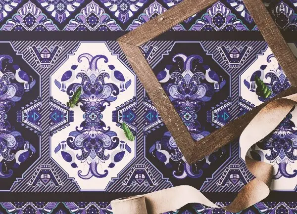 Vnútorné vinylový koberec Persian pattern