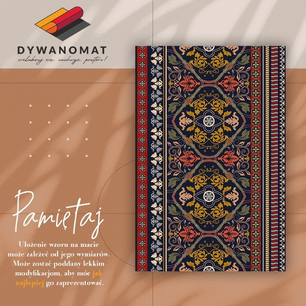 Módne vinylový koberec Floral Boho