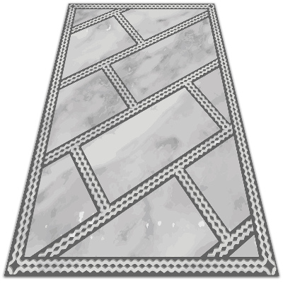vinylový koberec Ozdobený mramorová dlažba