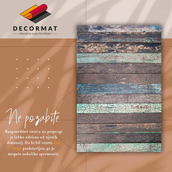 Vnútorné vinylový koberec horizontálne dosky