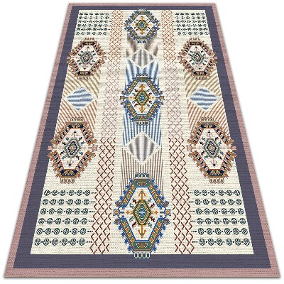 Módne univerzálny vinylový koberec Persian geometrie