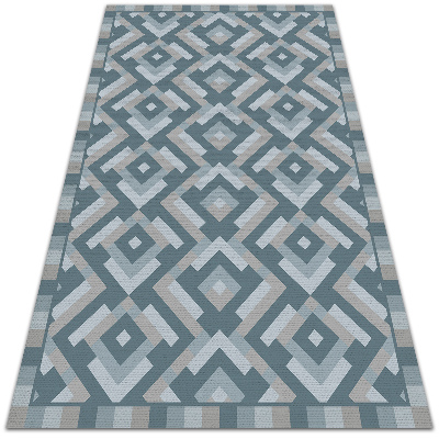 Vinylový koberec pre domácnosť Aztec geometrie
