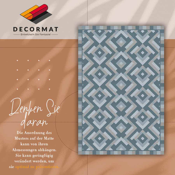 Vinylový koberec pre domácnosť Aztec geometrie