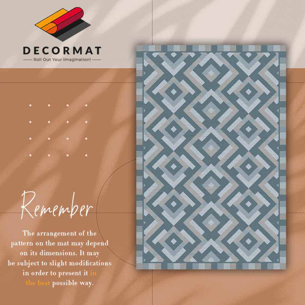 Vinylový koberec pre domácnosť Aztec geometrie