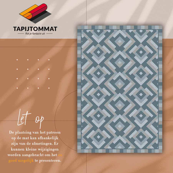 Vinylový koberec pre domácnosť Aztec geometrie
