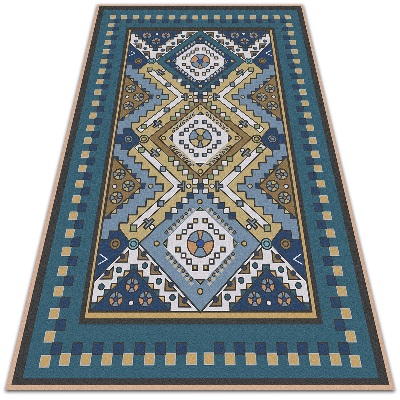 Vinylový koberec pre domácnosť marockej vzory