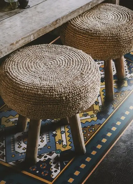 Vinylový koberec pre domácnosť marockej vzory