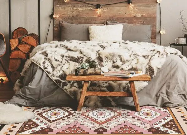 Vinylový koberec pre domácnosť marockej vzory
