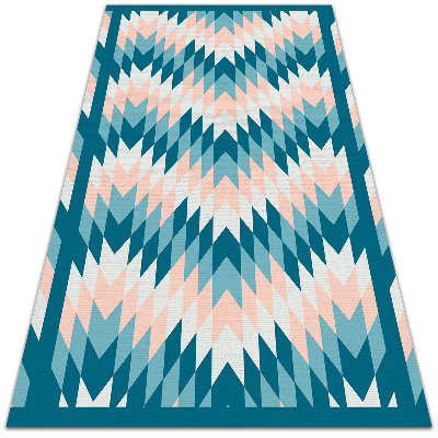 Módne vinylový koberec geometrické herringbone