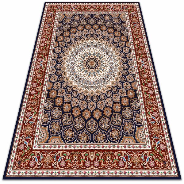 Módne vinylový koberec geometrické mandala