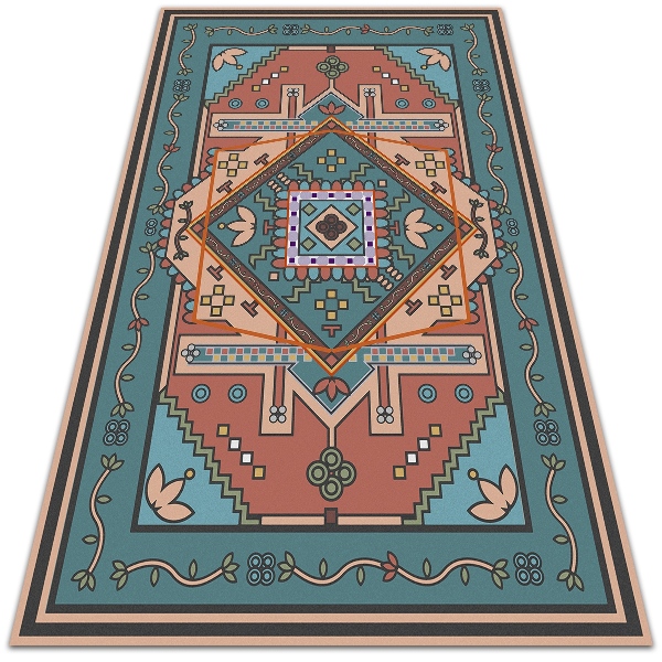 Vinylový koberec pre domácnosť arab geometrie