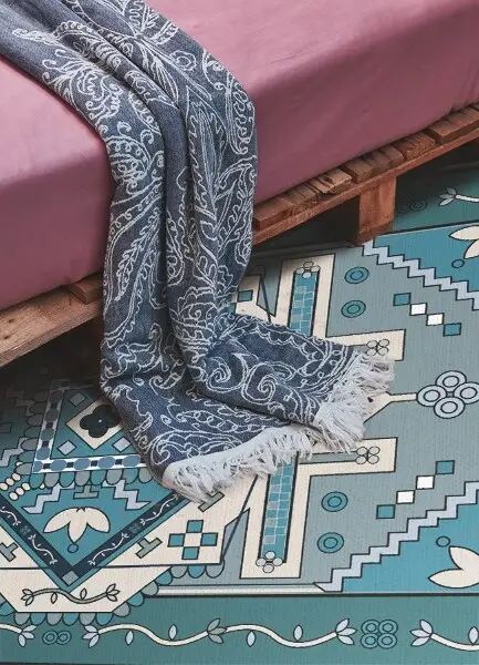 Vinylový koberec pre domácnosť arab geometrie