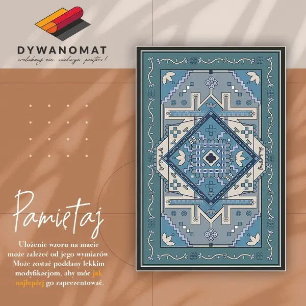 Vinylový koberec pre domácnosť arab geometrie