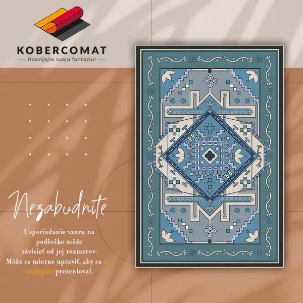 Vinylový koberec pre domácnosť arab geometrie