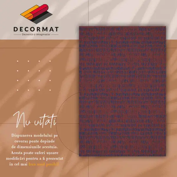 Vinylová rohož pre domácnosť koberec väzba