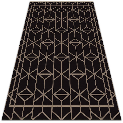 Módne vnútorná vinylový koberec retro pattern