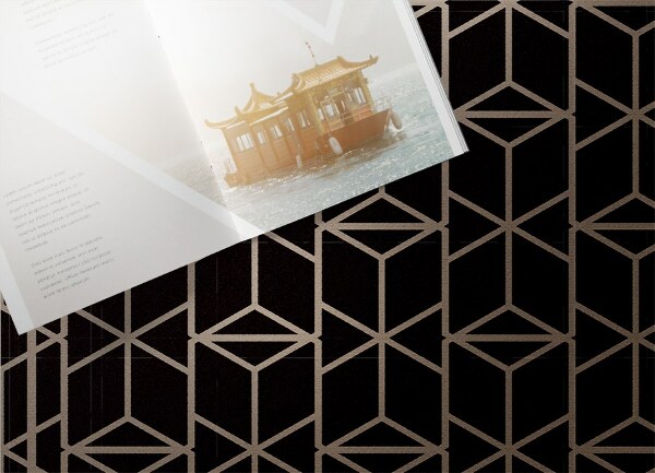 Módne vnútorná vinylový koberec retro pattern