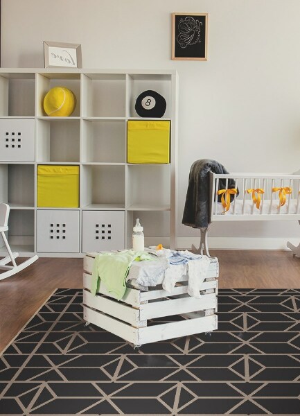 Módne vnútorná vinylový koberec retro pattern