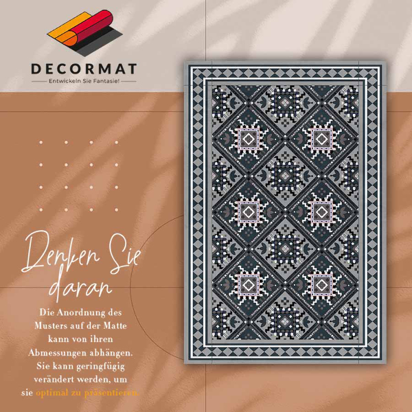 Vinylový koberec pre domácnosť arab geometrie
