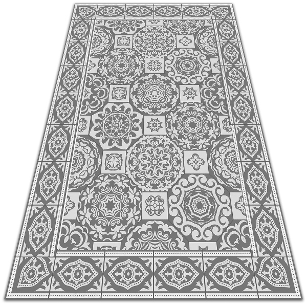 Módne univerzálny vinylový koberec greek geometrie