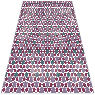 vinylový koberec geometrické star