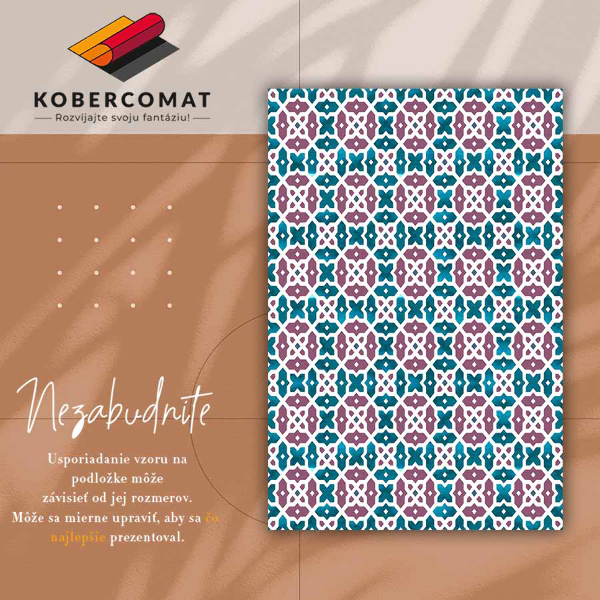 vinylový koberec geometrické tvary