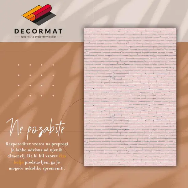 Vnútorné vinylový koberec tehlový