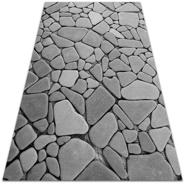 Vnútorné vinylový koberec veľké kamene