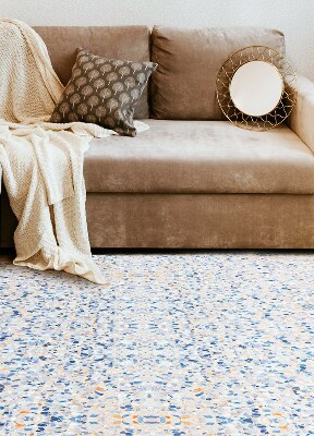 Módne univerzálny vinylový koberec vzorované mramorové