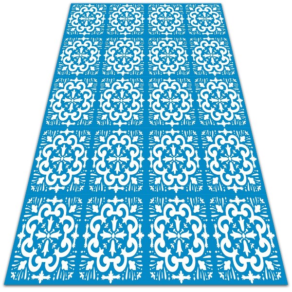 Módne vinylový koberec portugalskej dlaždice