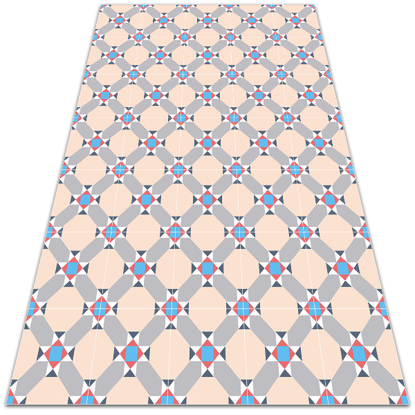 Vinylový koberec pre domácnosť marockej diamanty