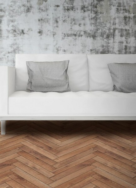 Módne vinylový koberec rybia kosť parkety