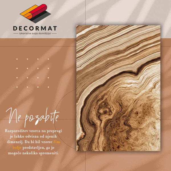 Vinylový koberec pre domácnosť dreva
