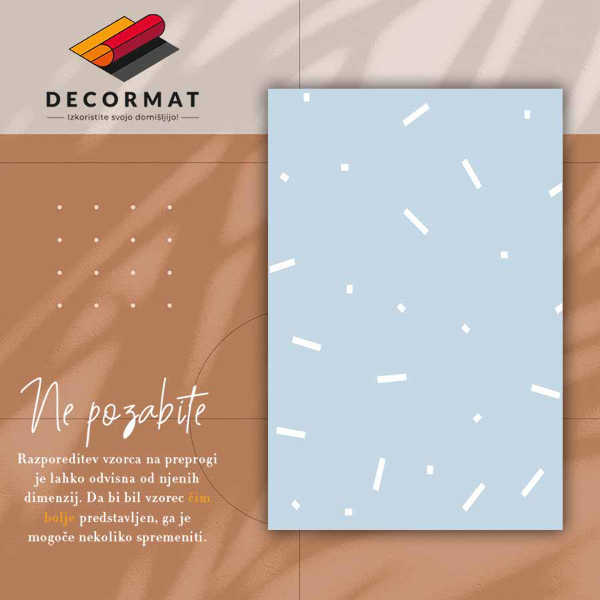 Vinylový koberec pre domácnosť čiarky