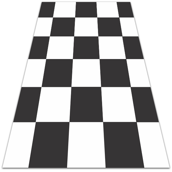Vnútorné vinylový koberec šachovnica