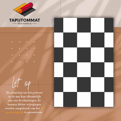 Vnútorné vinylový koberec šachovnica