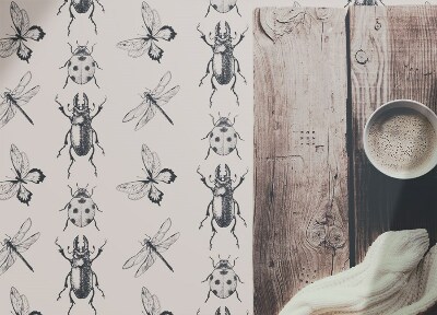 Módne univerzálny vinylový koberec rôzne hmyzu