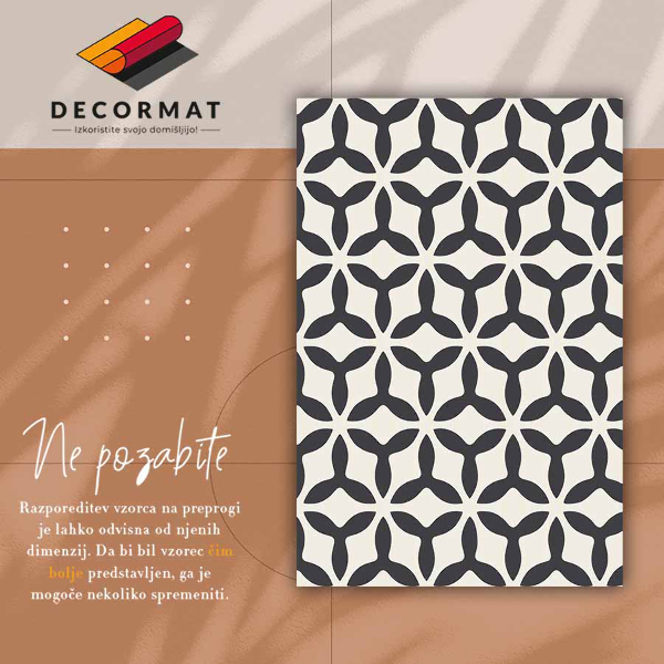 vinylový koberec geometrické tvary