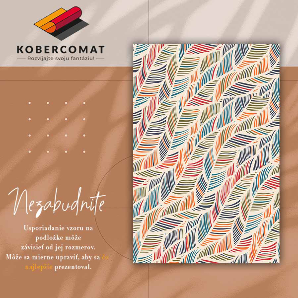 Módne univerzálny vinylový koberec zoznam obrys
