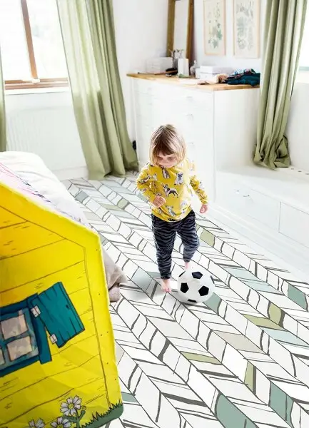 Vinylový koberec pre domácnosť indickej Väzby