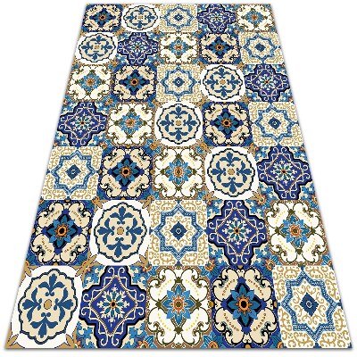 Módne vinylový koberec portugalskej dlaždice